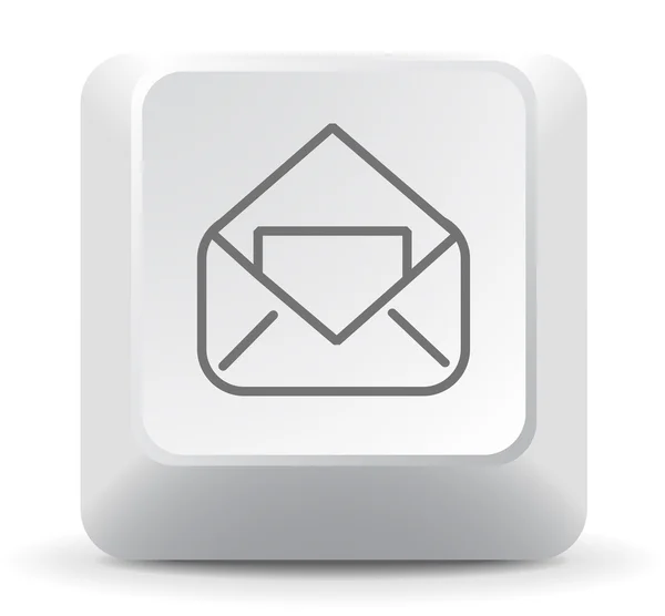 电子邮件的键盘键 — 图库矢量图片