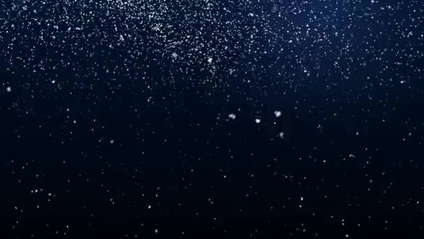 Sneeuwval naadloze lus Animatie met groen scherm — Stockvideo