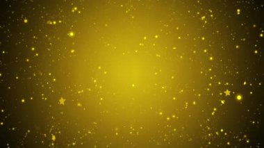 Parlayan Altın Parçacıkları. Noel, Kutlama, Düşen - Soyut Arkaplan