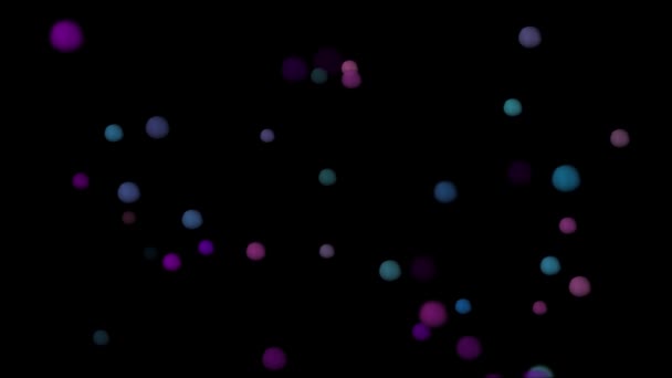 Colorato bokeh sfondo magico festivo sfocato — Video Stock