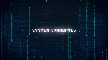 Tv Statik arızası ve Gürültü Arkaplanındaki Animasyon Sistemi Bozulmuş İleti