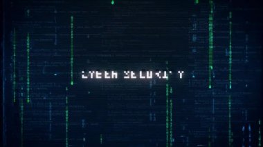 Siber Güvenlik Arızası ve gürültü hackleme arkaplanı