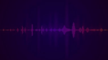 Ses Spektrumu. Görselleştirici. Ses dalgası etkisi. müzik görselleştirici arkaplan.