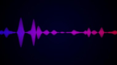 Ses Spektrumu. Görselleştirici. Ses dalgası etkisi. müzik görselleştirici arkaplan.