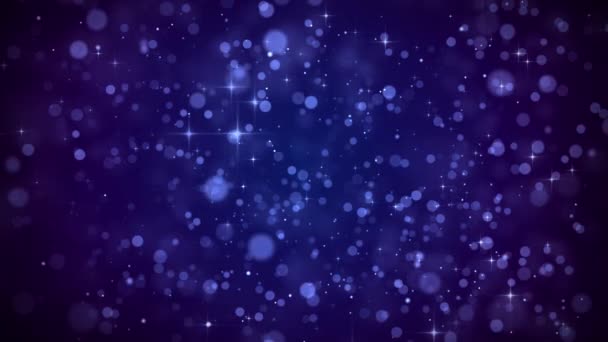 Glittering Particles Seamless Background Blinking Lights Stars — Stockvideo