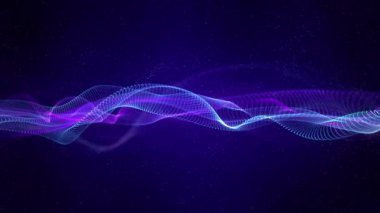 abstract waveform futuristic motion background