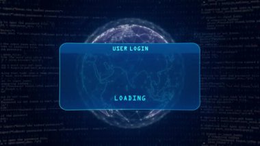 You Have Been Hacked Warning with User Login Interface Concept over Digital Globe and Computer Hacking Background.