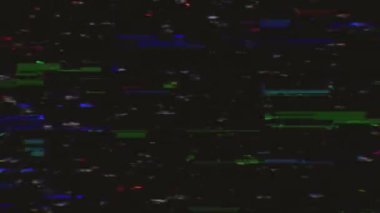 TV ekranı ses arızası etkisi. Görsel video efektleri arka plan çizgileri. Arıza gürültüsü statik televizyon ekranı