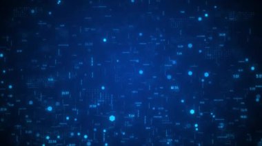 Veri Analizi ve Yüksek Hız Bağlantı Teknolojisi Dijital Özgeçmiş Konsepti. Dijital Veri Ağı Bağlantıları ve Sayısal Siberuzay hareket arkaplanı.