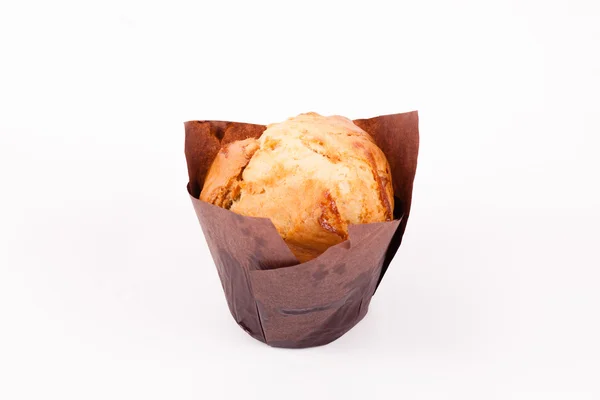 Muffin isolado no fundo branco. — Fotografia de Stock