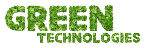 Tecnologie VERDE — Foto Stock