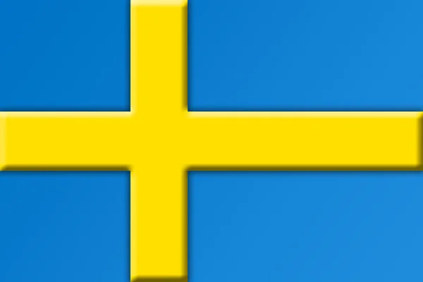 스웨덴의 국기 — 스톡 사진