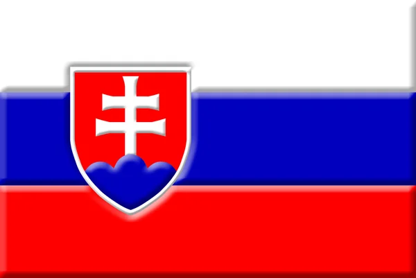 Flag of the Slovak Republic — Stock Photo, Image