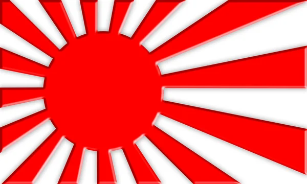 Een Japanse vlag — Stockfoto