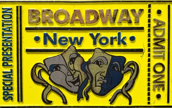 Broadway show advertisement — Stock Photo, Image