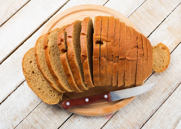 Sliced loaf of bread — Stock Photo, Image