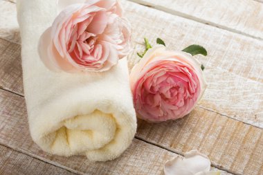 banyo havlusu. Spa Tema.