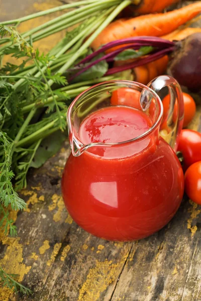 Sumo de tomate — Fotografia de Stock