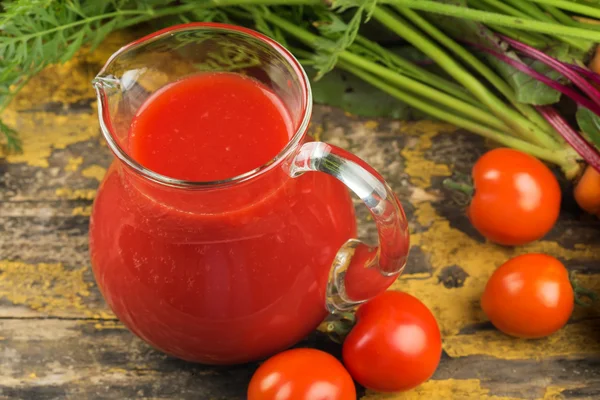 Sumo de tomate — Fotografia de Stock