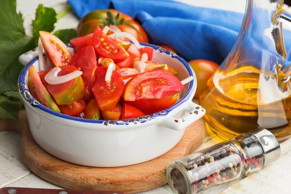 新鲜番茄沙拉 — 图库照片