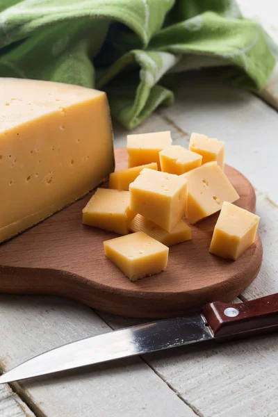 Cheese on board — Stock Photo, Image