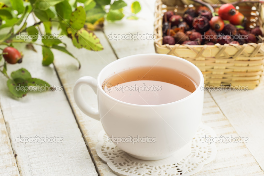 Tea with dry briar