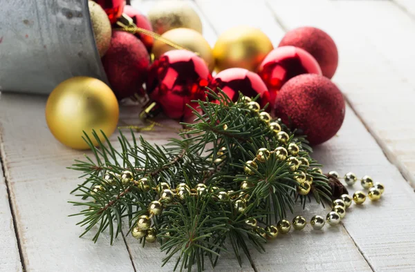 Dekorative Weihnachtskomposition — Stockfoto