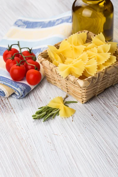 Pasta cruda — Foto Stock