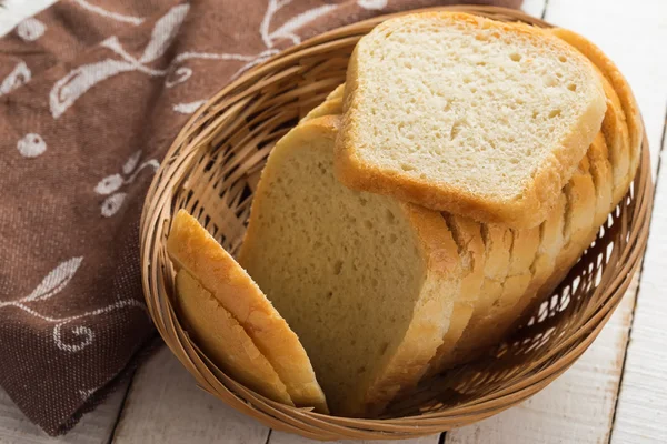 Sliced loaf of bread — Stock Photo, Image