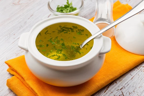 Caldo em tigela — Fotografia de Stock