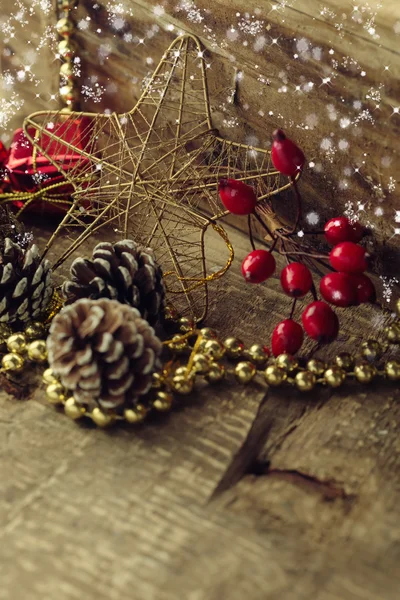 Composição de Natal decorativo — Fotografia de Stock