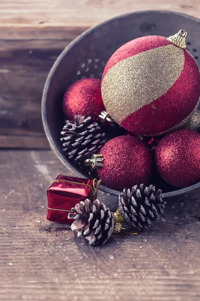 Dekorative Weihnachtskomposition — Stockfoto