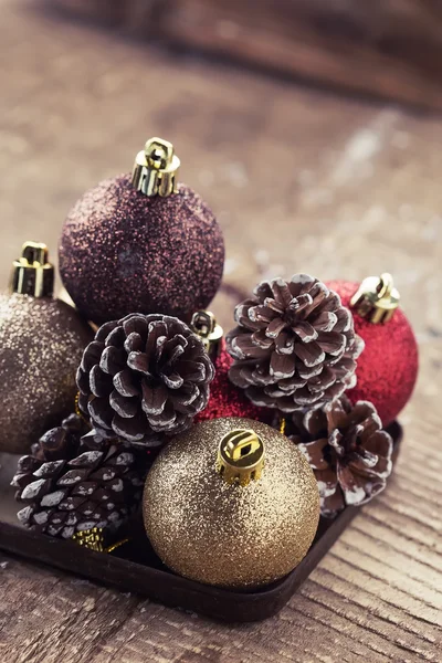 Composición decorativa de Navidad — Foto de Stock
