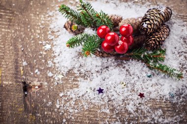 Dekoratif Noel kompozisyon