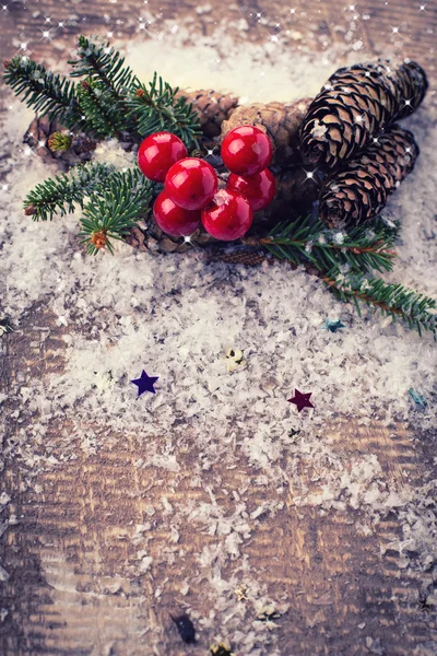 Dekorative Weihnachtskomposition — Stockfoto