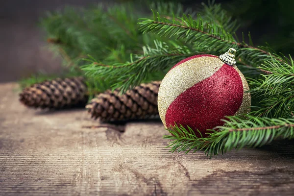 Dekorative Weihnachtspostkarte — Stockfoto