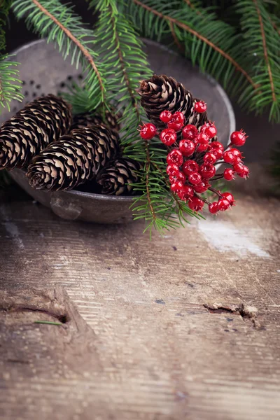 Decoratieve Kerstmis samenstelling — Stockfoto