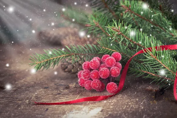 Dekorative Weihnachtskomposition — Stockfoto