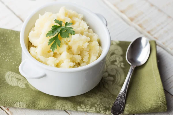 Mashed potato in bowl — Stock Photo, Image