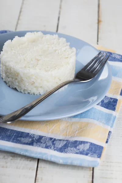 盘子里的米 — 图库照片