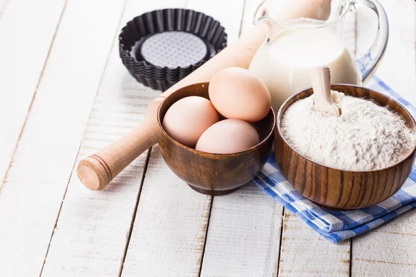 Zutaten zum Backen — Stockfoto