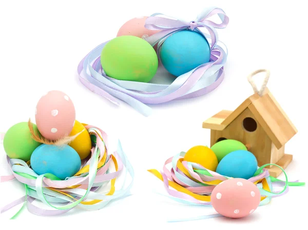 Collection of easter eggs — Stock Photo, Image