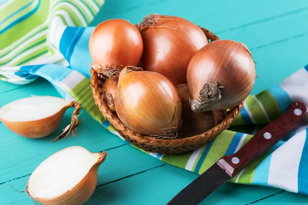 Fresh organic onion — Stock Photo, Image