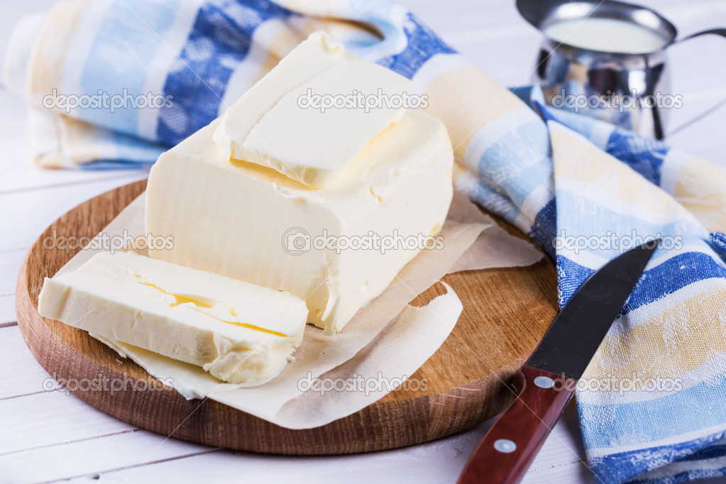 Fresh organic butter