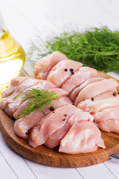 Carne crua de frango — Fotografia de Stock