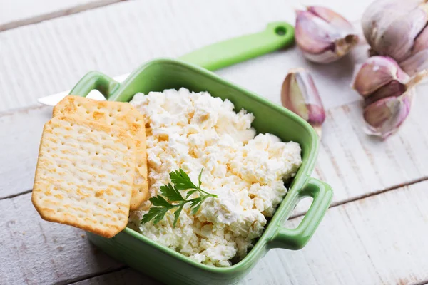 Cottage cheese — Stock Photo, Image