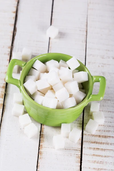 Kubus gula putih — Stok Foto