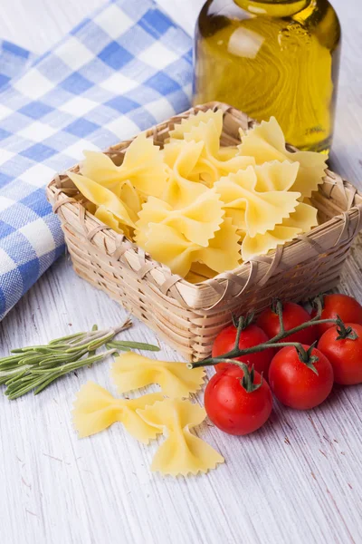 Pasta cruda — Foto Stock