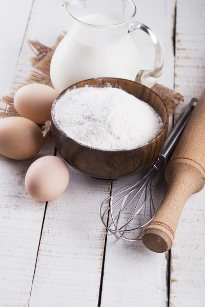 Zutaten zum Backen — Stockfoto