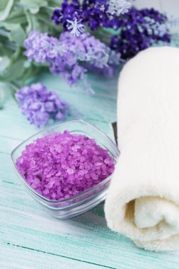 lavanta ile deniz tuzu